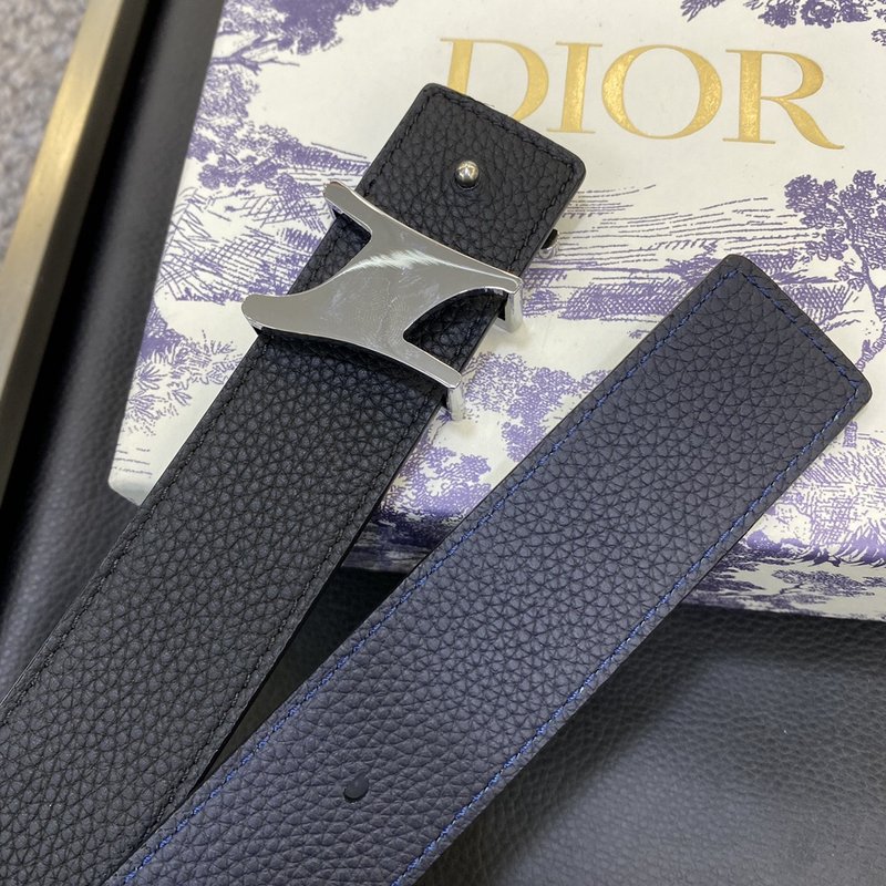 디올 DIOR 클래식 CD 버클 소 가죽 벨트 001-219682