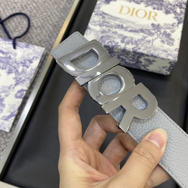 디올 DIOR 클래식 CD 버클 소 가죽 벨트 001-219683