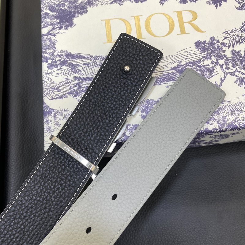 디올 DIOR 클래식 CD 버클 소 가죽 벨트 001-219683