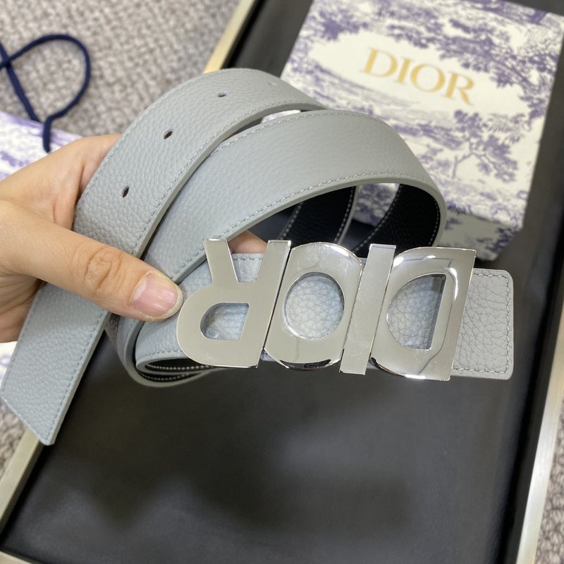 디올 DIOR 클래식 CD 버클 소 가죽 벨트 001-219683