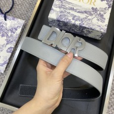 디올 DIOR 클래식 CD 버클 소 가죽 벨트 001-219683