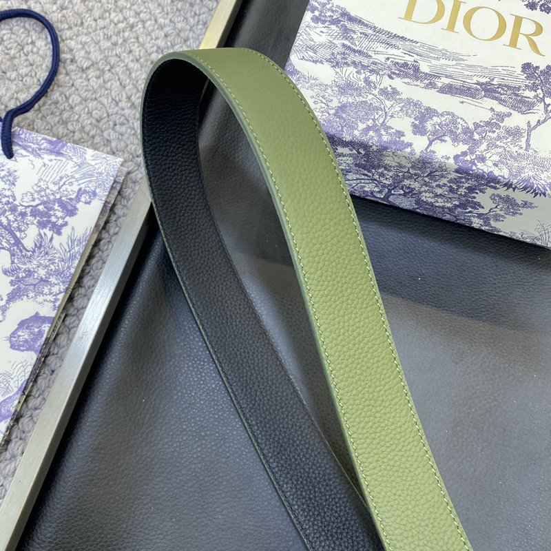 디올 DIOR 클래식 CD 버클 가죽 벨트 001-219685