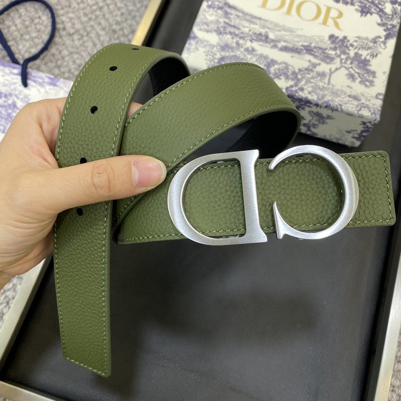 디올 DIOR 클래식 CD 버클 가죽 벨트 001-219685