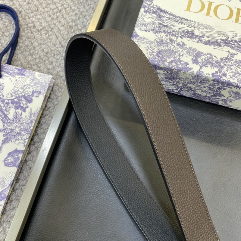 디올 DIOR 클래식 로고 버클 소가죽 벨트 001-219694