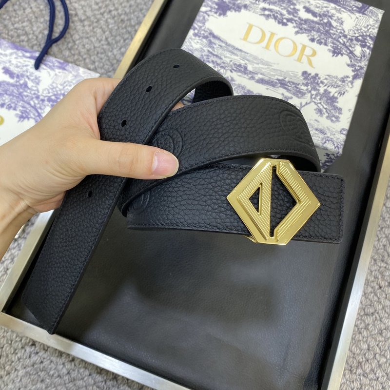 디올 DIOR 클래식 CD 버클 소 가죽 벨트 001-219697