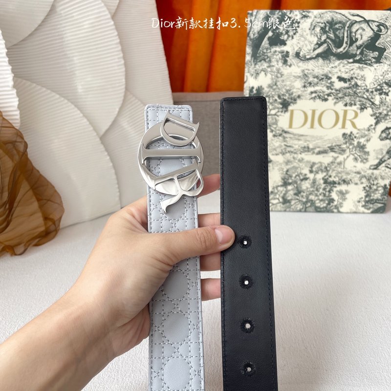 디올 Dior 클래식 엠보스 가죽 벨트 001-219703