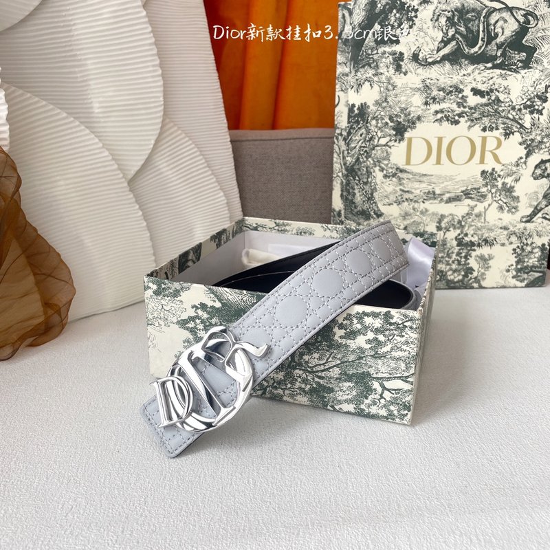 디올 Dior 클래식 엠보스 가죽 벨트 001-219703