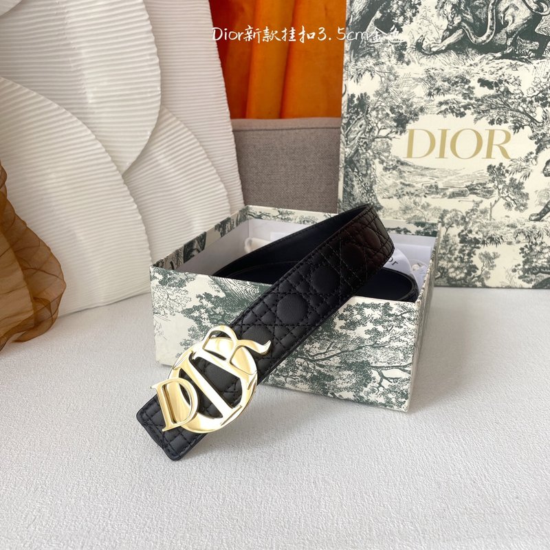 디올 Dior 클래식 엠보싱 가죽 벨트 001-219704