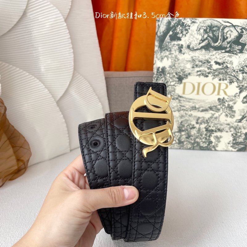 디올 Dior 클래식 엠보싱 가죽 벨트 001-219704