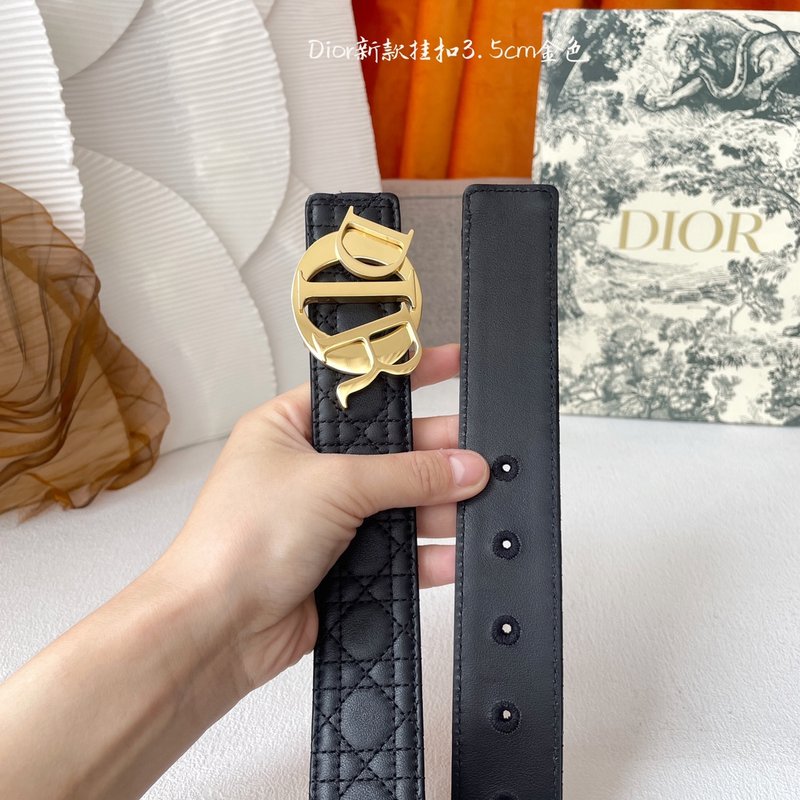 디올 Dior 클래식 엠보싱 가죽 벨트 001-219704