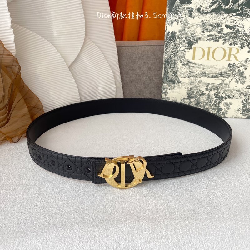 디올 Dior 클래식 엠보싱 가죽 벨트 001-219704