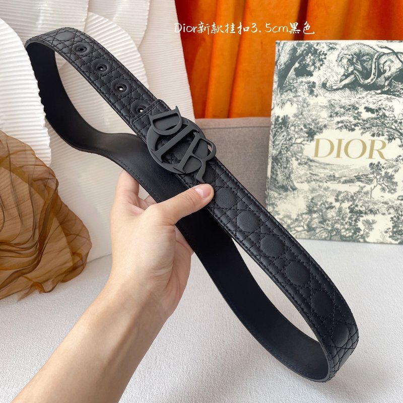 디올 Dior 클래식 엠보스 벨트 이탈리아 소가죽 001-219705