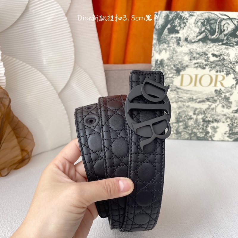 디올 Dior 클래식 엠보스 벨트 이탈리아 소가죽 001-219705