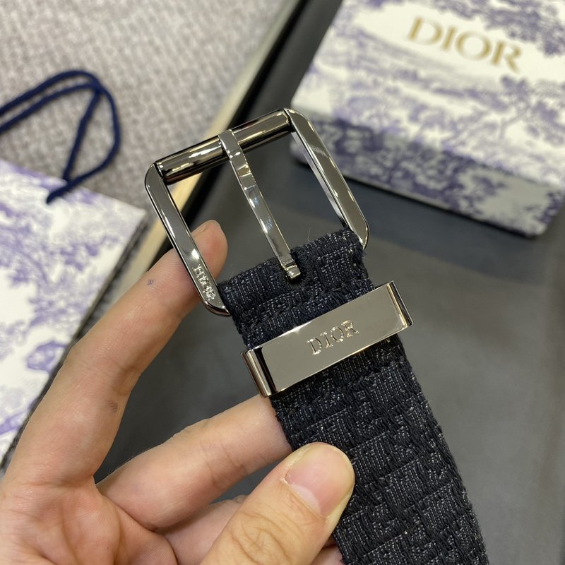디올 DIOR 클래식 CD 버클 소 가죽 벨트 001-219706