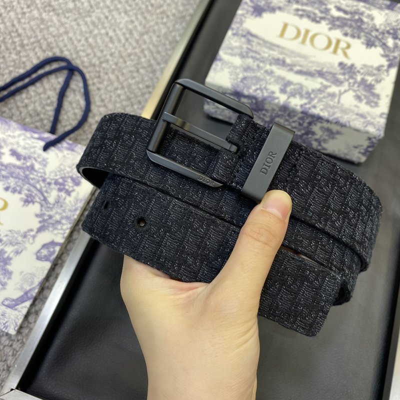 디올 DIOR 클래식 CD 버클 소 가죽 벨트 001-219707
