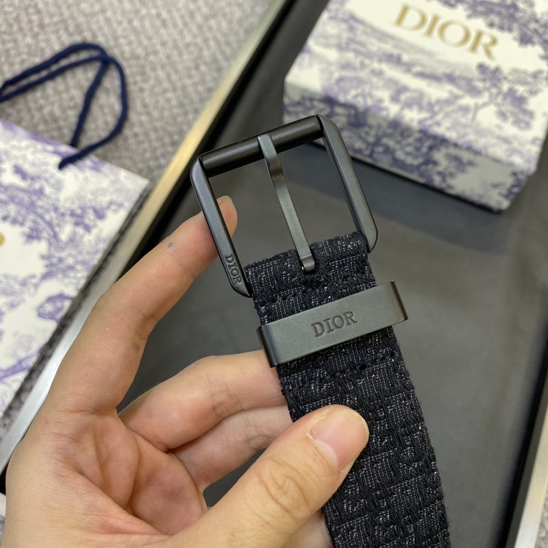 디올 DIOR 클래식 CD 버클 소 가죽 벨트 001-219707