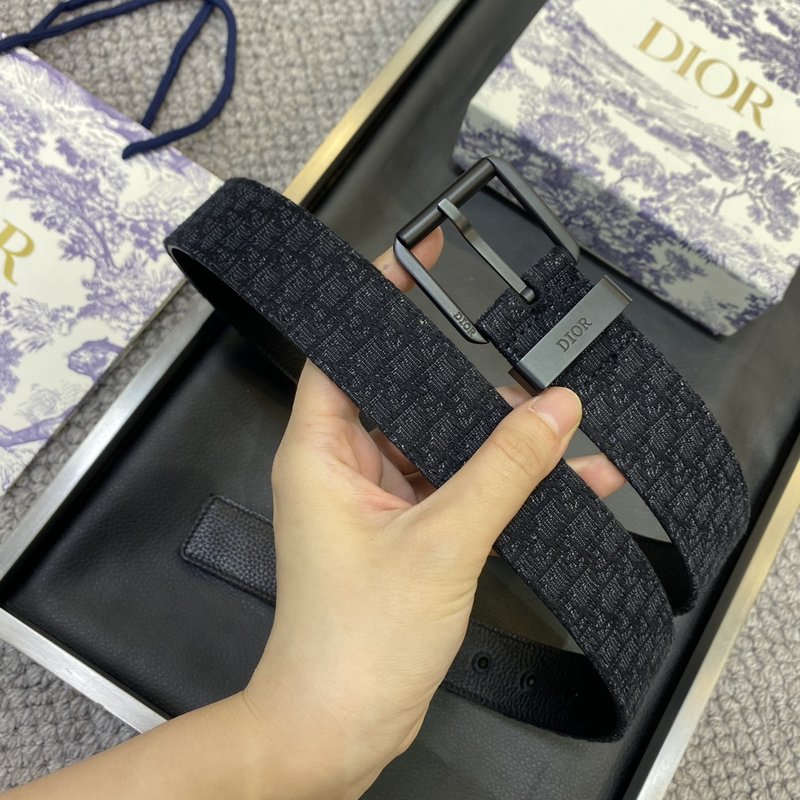 디올 DIOR 클래식 CD 버클 소 가죽 벨트 001-219707