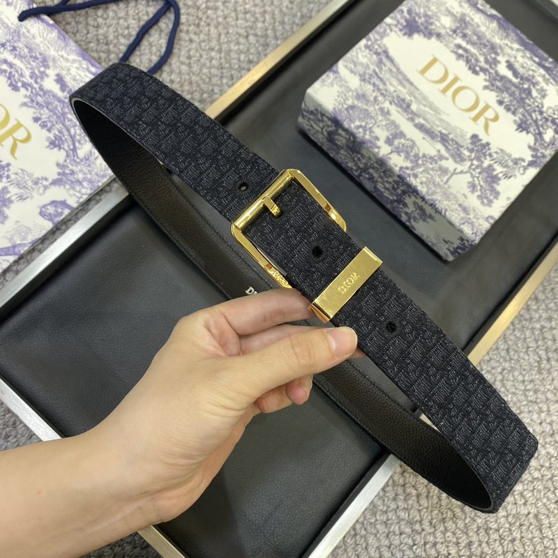 디올 DIOR 클래식 CD 버클 소 가죽 벨트 001-219708