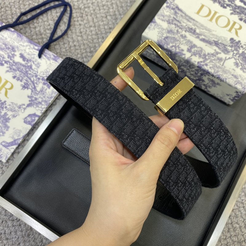 디올 DIOR 클래식 CD 버클 소 가죽 벨트 001-219708