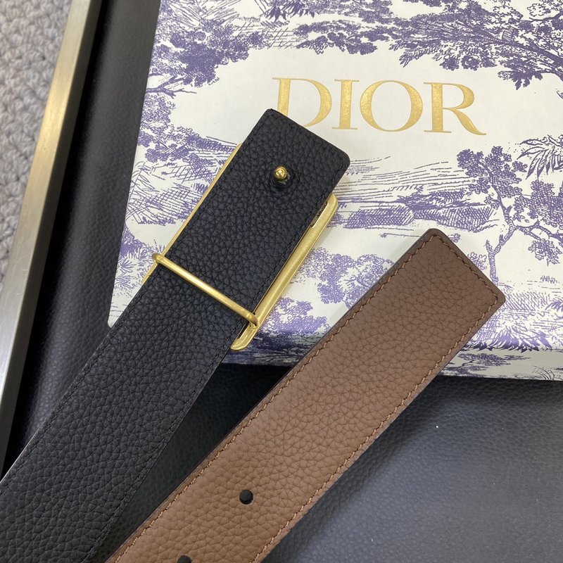 디올 DIOR 클래식 CD 버클 소 가죽 벨트 001-219709