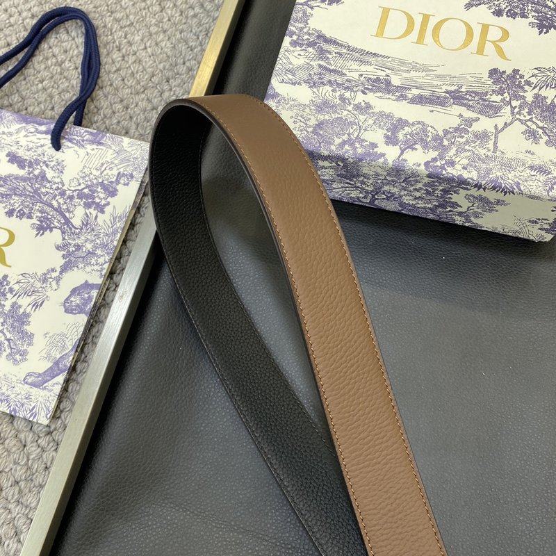 디올 DIOR 클래식 CD 버클 소 가죽 벨트 001-219709