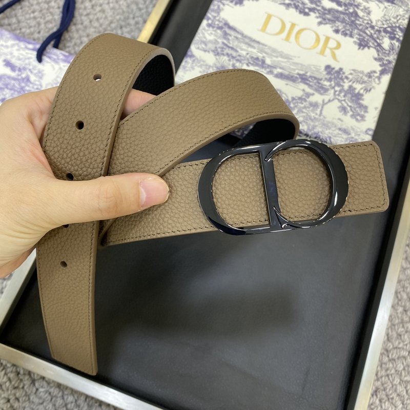 디올 DIOR신상 스테인리스 3.5CM 소가죽 벨트 001-219711