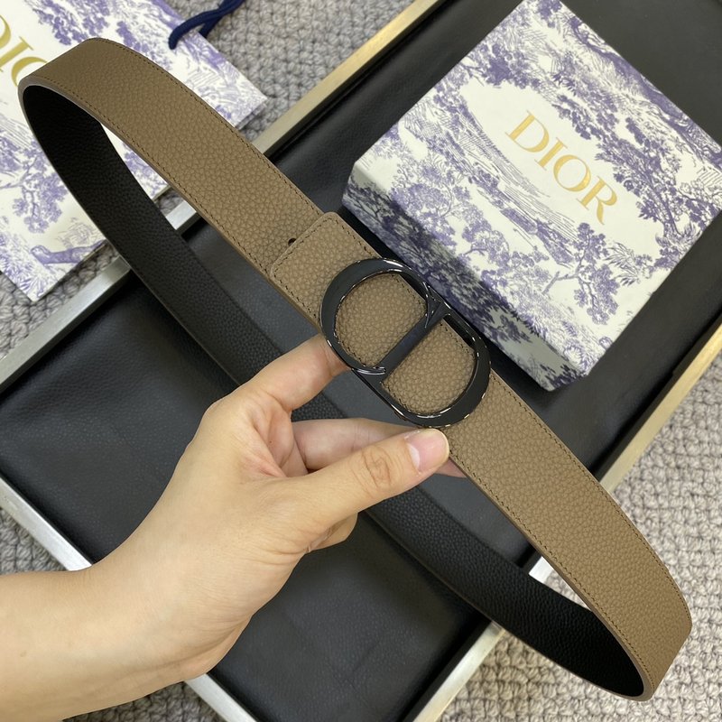 디올 DIOR신상 스테인리스 3.5CM 소가죽 벨트 001-219711