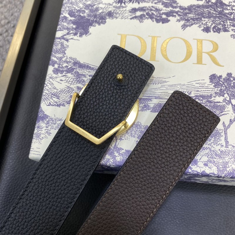 디올 DIOR 클래식 CD 버클 소가죽 벨트 001-219719