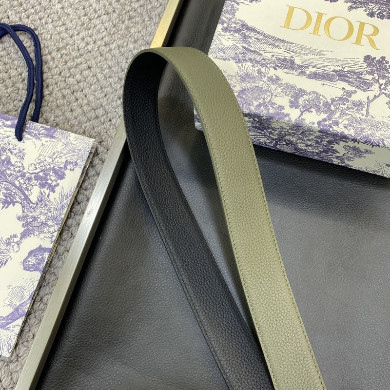 디올 Dior 클래식 레터 캔버스 가죽 벨트 CD 버클 001-219720