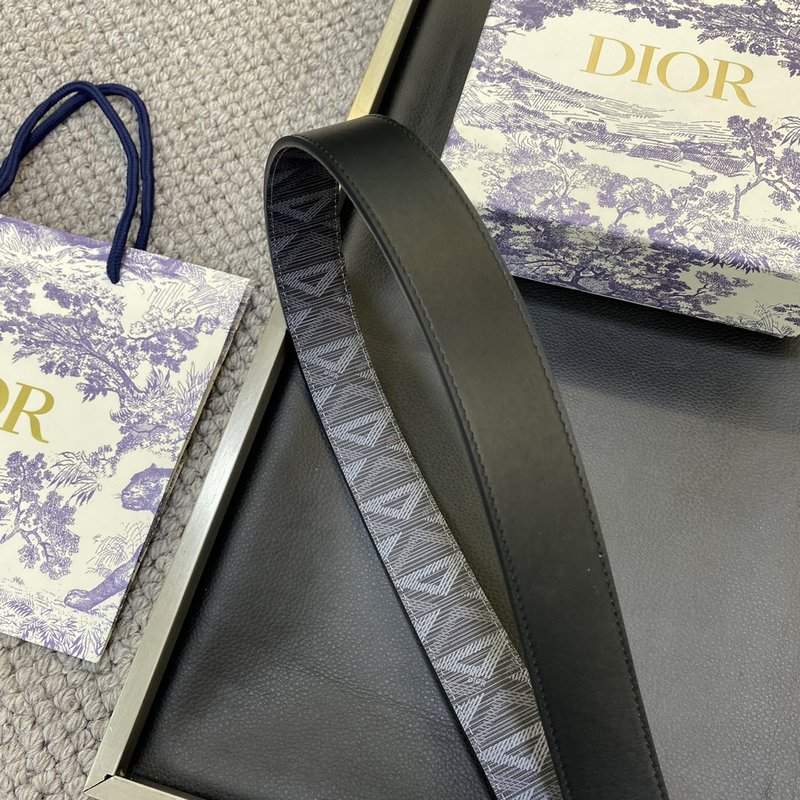 디올 DIOR 클래식 CD 버클 소 가죽 벨트 001-219725