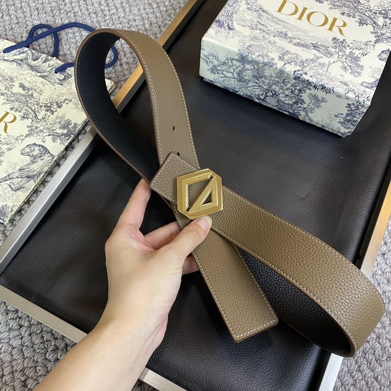 디올 Dior 신상 3.8CM 소 가죽 클래식 벨트 001-219729