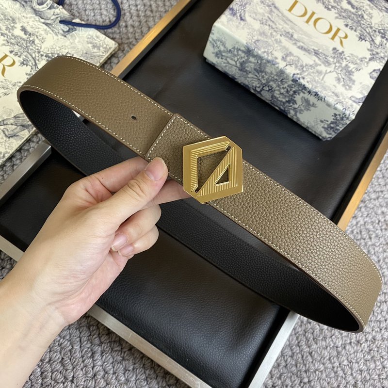 디올 Dior 신상 3.8CM 소 가죽 클래식 벨트 001-219729