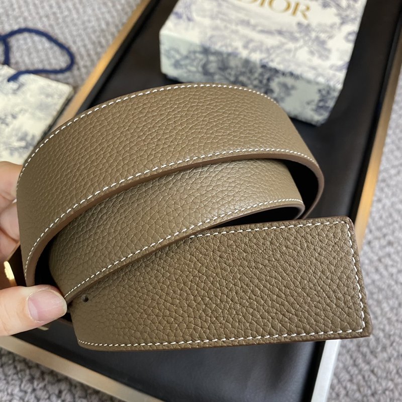 디올 Dior 신상 3.8CM 소 가죽 클래식 벨트 001-219729