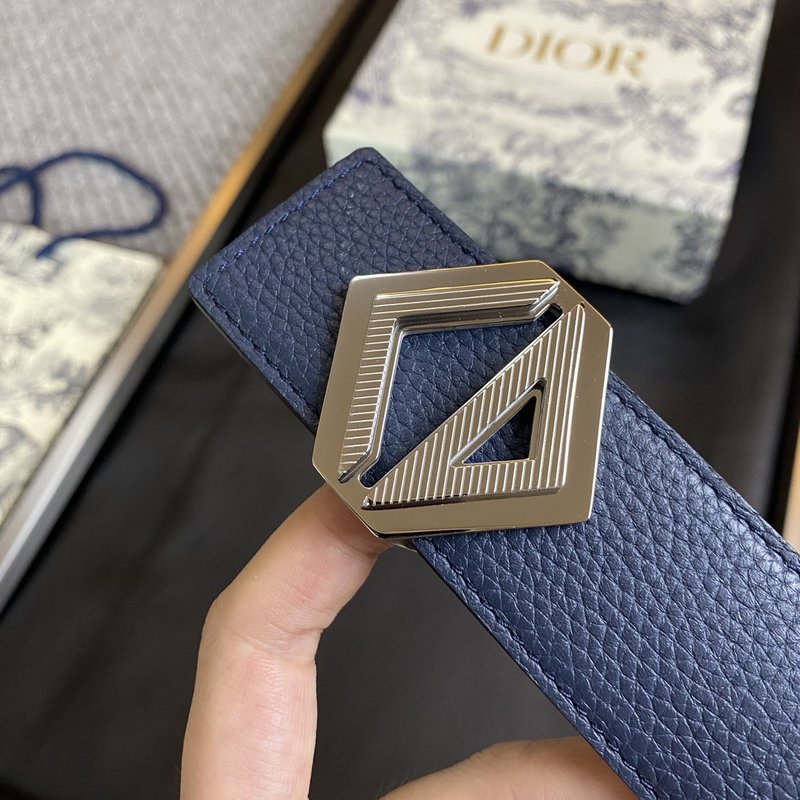 디올 DIOR 클래식 CD 버클 소 가죽 벨트 001-219730