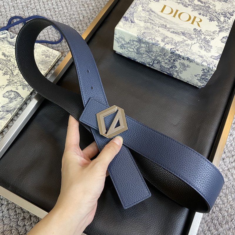디올 DIOR 클래식 CD 버클 소 가죽 벨트 001-219730