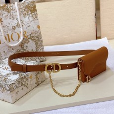 디올 바비 벨트 탈착형 pouch 골드 버클 001-219732