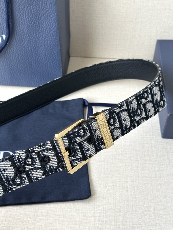 Dior 스무스 칼프스킨 벨트 3.5cm 폭 001-219743