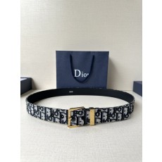 Dior 스무스 칼프스킨 벨트 3.5cm 폭 001-219743