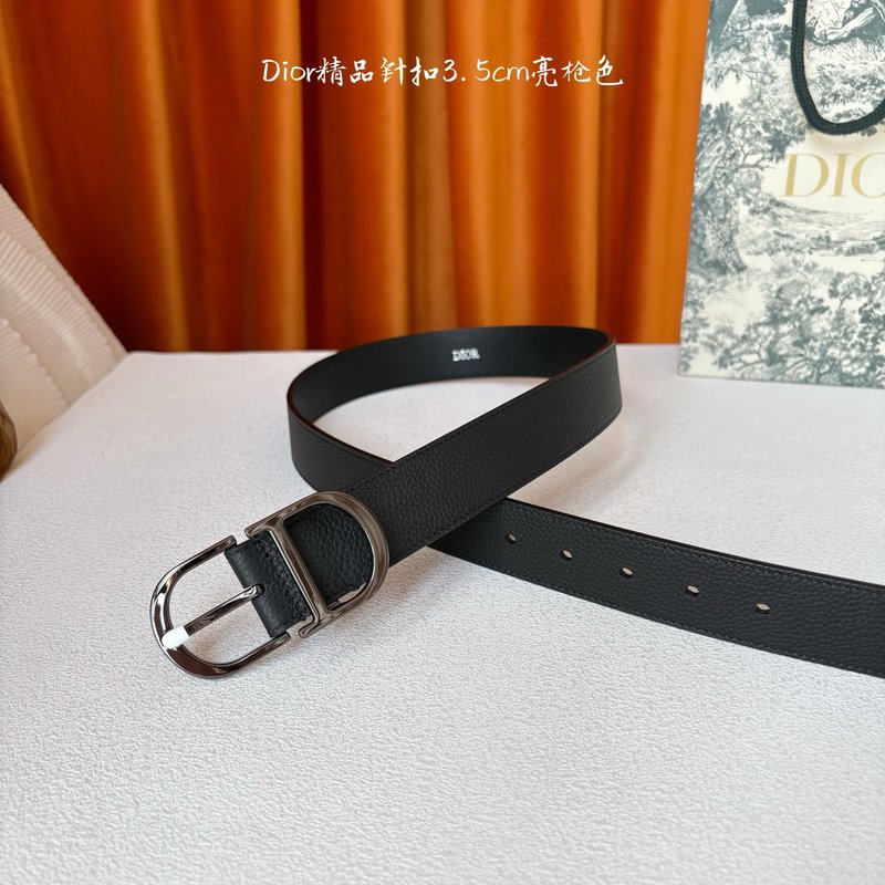 디올 몽테뉴 애비뉴 블랙 가죽 벨트 001-219746