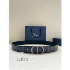 디올 양면 프린트 송아지 가죽 벨트 40mm 001-219761