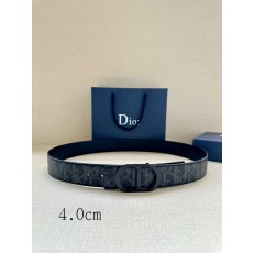 디올르 양면 프린트 소 가죽 벨트 40mm 001-219764