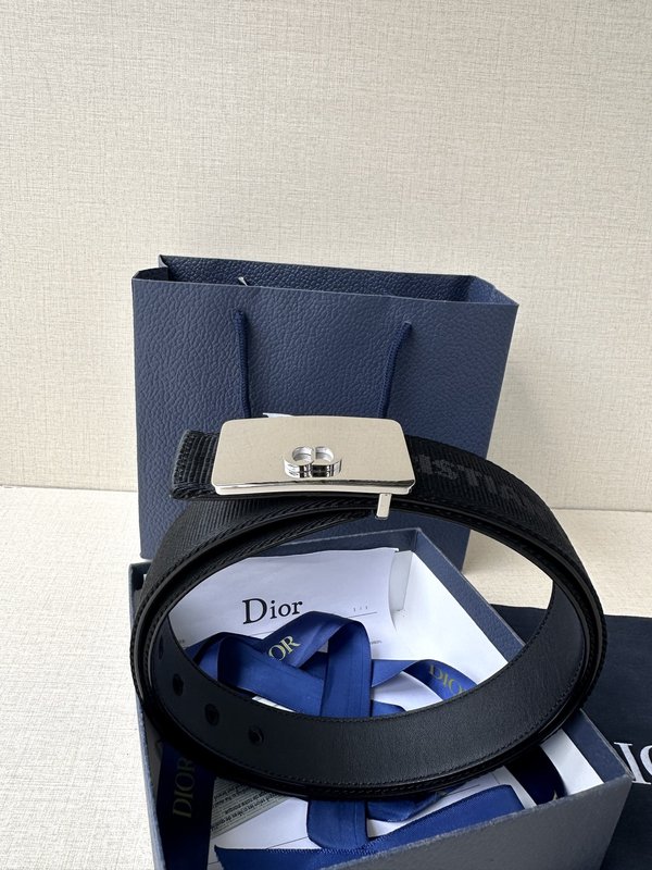 Dior 블랙 골드 스테인리스 벨트 버클 001-219768