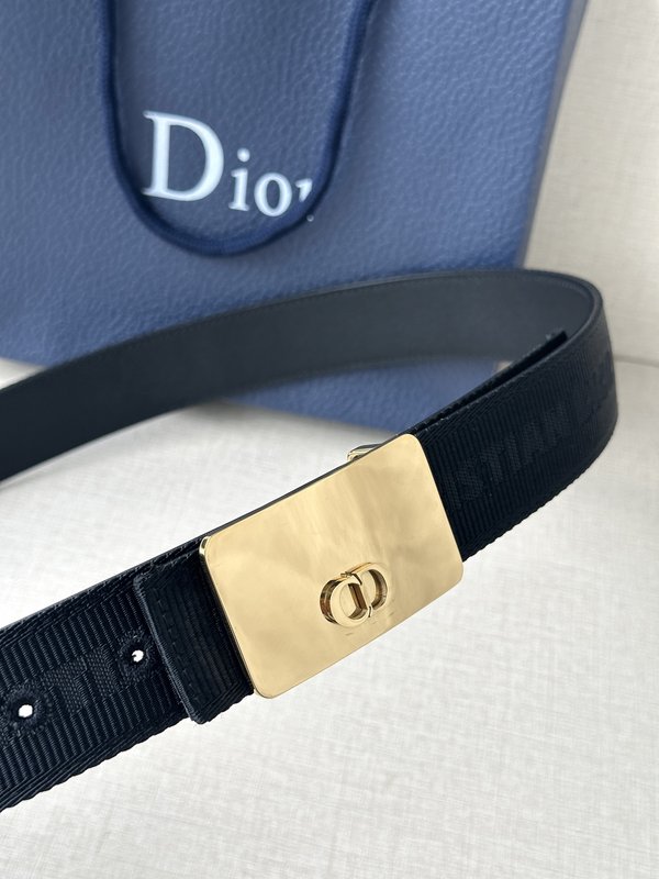 Dior 블랙 골드 스테인리스 벨트 버클 001-219768