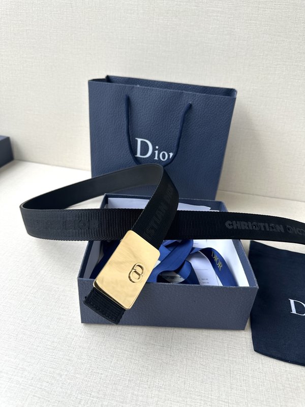 Dior 블랙 골드 스테인리스 벨트 버클 001-219768