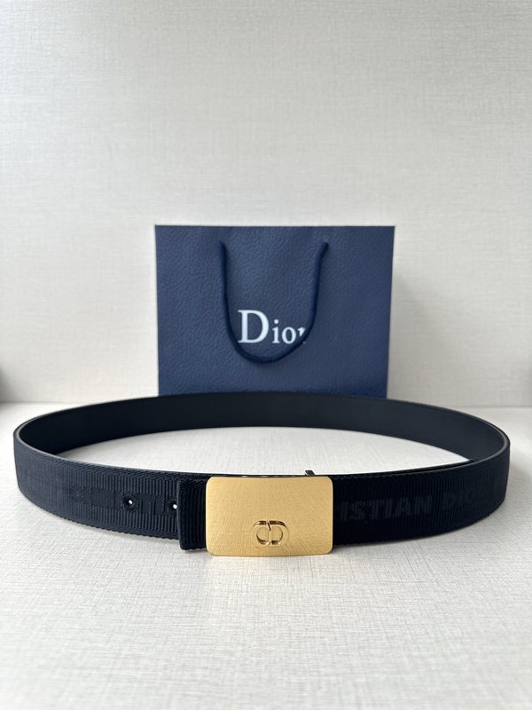 Dior 블랙 골드 스테인리스 벨트 버클 001-219768