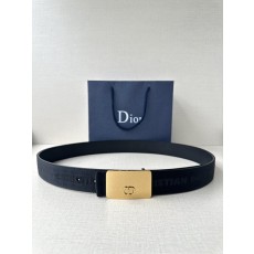 Dior 블랙 골드 스테인리스 벨트 버클 001-219768