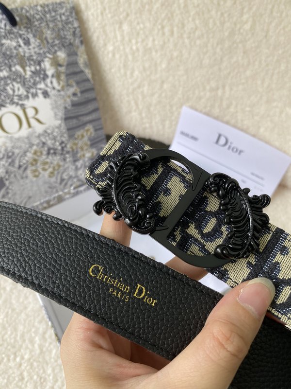 디올 DIOR 신규 스테인리스 버클 가죽 벨트 001-219780