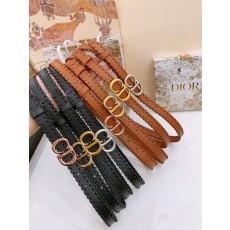 디올 20mm 매끄러운 소 가죽 벨트 버클 001-219785