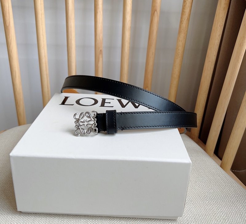 로에베 LOEWE 애너그램 자물쇠 핀 버클 벨트 001-219848