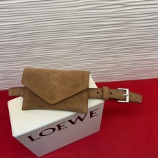 LOEWE 사슴 가죽 좁은 벨트 자물쇠 버클 001-219874